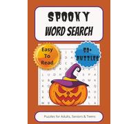 Spooky Word Search Puzzle Book: Word Searches with easy Spooky, Halloween, Scary and more