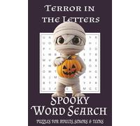 Spooky Word Search Puzzle Book: Word Searches with Easy to Read print about Spooky Halloween, Zombies, Pumpkins and More | 6x9 inches, 110 pages | 50+ ... Gift for Vacations, Holidays and Free Times