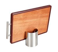 Spoon and Lid Rest for Stove Top Stainless Steel Utensil Organizer Vertical