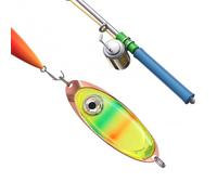 Spoon de genérico - ABS 6,5 x 8,2 cm, señuelo ligero | Luz de señuelo de , LED Flashing Attractor for Night Fishings, Deep Water Casting, Saltwater and Angling Use