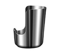 Spoon Rest With Pot Lid Holder - 304 Stainless Steel 9.8x13.3x11.7cm 2-in-1 Vertical Organizer | Multifunction Spoon Rest Rack For Kitchen Cabinet Oven Counter Home Cooking Use
