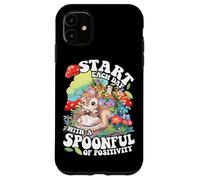 Spoonful of Positivity Cottage Core Squirrel Carcasa para iPhone 11