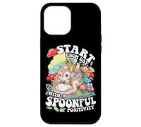 Spoonful of Positivity Cottage Core Squirrel Carcasa para iPhone 12 Pro MAX