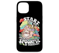 Spoonful of Positivity Cottage Core Squirrel Carcasa para iPhone 13