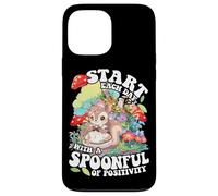 Spoonful of Positivity Cottage Core Squirrel Carcasa para iPhone 13 Pro MAX