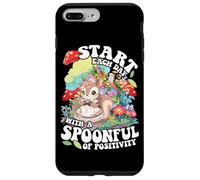 Spoonful of Positivity Cottage Core Squirrel Carcasa para iPhone 7 Plus/8 Plus