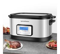 Spoonlemon Sous Vide - Cocina de acero inoxidable de 6 cuartos con control preciso de temperatura y temporizador, máquina de cocción con visualización táctil LED, olla todo en uno para cocina Suvie