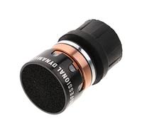 sporful Cápsula Micrófono Dinámico de Plástico DIY para Piezas de Repuesto de Micrófono Inalámbrico con Cable