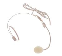 sporful Sistema de micrófono de auriculares para colgar sobre la oreja, micrófono condensador para cantar, escenario, conferencias, teatro