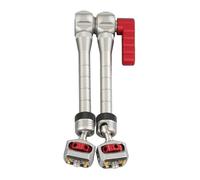 sporful Soporte de cámara Magic Arm Adaptador de montaje para cámara, flexible, multiusos, brazo mágico articulado, ajustable, para cámaras de video, titanio