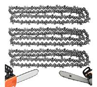 Sporgo 3 cadenas de motosierra 30 cm 3/8 pulgadas 1,1 mm 45 TG, cadena de motosierra compatible con Ryobi OCS1830, Bosch, Greenworks AKE30Li AKE30S, etc