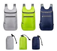 Sporgo 3 unidades de mochilas plegables ultraligeras: mochila de senderismo impermeable para niños ultraligera mochila al aire libre, mochilas plegables para deportes al aire libre, viajes,