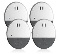 Sporgo 4 alarma de puerta para ventanas: alarma de rotura de cristal ruidosa 130 dB, antirrobo, sistema inalámbrico, sensor de puerta, seguridad