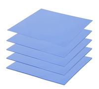 Sporgo 5 unidades de almohadillas térmicas: 100 x 100 x 0,5/1/1,5/2/3 mm, almohadillas térmicas de silicona resistentes a altas temperaturas, almohadillas térmicas reutilizables para CPU, GPU, SSD,