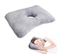 Sporgo Almohada de Piercing con Agujero: Almohada de Piercing para Oreja Contra Dolor de Oído, Almohada para Dormir de Lado, Cojín de Oreja, Almohadas con Agujero para Piercing, Anillo para Dormir de