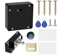 Sporgo Cerradura inteligente para gabinetes Nfc: cerradura de muebles con 2 llaveros y 2 tarjeta RFID, cerradura inteligente oculta, cerraduras sin agujeros para armarios, cajones, taquillas y