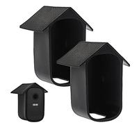 Sporgo Funda de silicona para EufyCam 2C/2C Pro, 2 unidades, resistente a la intemperie, impermeable, resistente a los rayos UV, color negro
