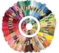 Sporgo Hilo de bordar de 200 colores: hilo suave multicolor para pulseras, bordados, manualidades y artes de ocio