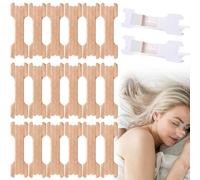 Sporgo Lote de 120 parches nasales para ronquidos: parches, para aliviar la congestión nasal, tiras nasales extrafuertes, respiración mejor para hacer deporte y dormir (66 x 19 mm)