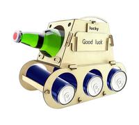 Sporgo Portacerveza de madera: portabotellas de cerveza, portabotellas de tanque, portacervezas de madera, regalos divertidos para amantes de la cerveza, regalos de cerveza para hombres y niños, para