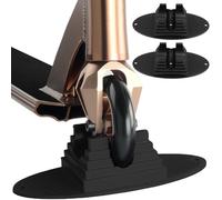 Sporgo Soporte para patinete de acrobacia: 2 unidades, soporte universal para scooter, soporte extra estable, ruedas de 95 mm a 120 mm, para patinete profesional, patinete de acrobacia, patinete de