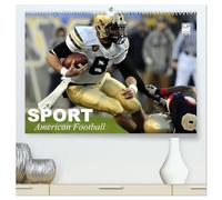 Sport. American Football (hochwertiger Premium Wandkalender 2026 DIN A2 quer), Kunstdruck in Hochglanz: Die beliebteste Sportart in Amerika in tollen Bildern
