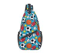 Sport Ball Sling Bag, Chest Bag Daypack, Crossbody Sling Mochila para Viajes Deportes Correr Senderismo