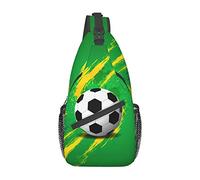 Sport Ball Soccer Airplane Sling Bag, Mochila de Hombro Paquete de Pecho Causal Crossbody Daypack para Mujeres Hombres Senderismo Viajes