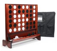 SPORT BEATS Juego gigante de madera de 4 en fila para conectar, 2.7 pies