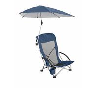 Sport-Brella Silla de Playa con sombrilla Ajustable UPF 50+, Azul Medianoche