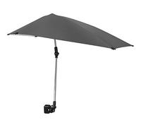 Sport-Brella Versa-Brella - Paraguas Ajustable SPF 50+ con Abrazadera Universal, Regular, Gris