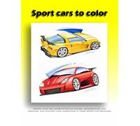 Sport Cars to color: Create your own combinations of colors, backgrounds, and graphics, and unleash your imagination in these Sport car Drawings.
