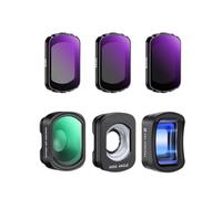 Sport Effect Filter，Compatible For Osmo Pocket 3 UV CPL ND ND/PL Black Mist 1/2 1/4 1/8 LPR Star 1.2X Wide-Angle Filter Set(6Pcs Set)