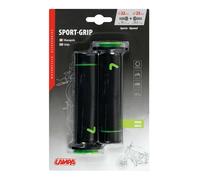 Sport-Grip Dúo De Empuñaduras Para Manillar De Moto Universales Negro/Verde