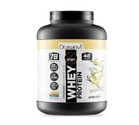 SPORT LIVE Concentrado de proteinas de suero de leche | Whey Protein en polvo con L-Glutamina y L-Leucina | Ayuda a aumentar tu masa muscular | Mejora tus batidos |Vainilla | 1,45 KG
