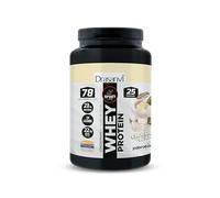 SPORT LIVE Concentrado de proteinas de suero de leche | Whey Protein en polvo con L-Glutamina y L-Leucina | Ayuda a aumentar tu masa muscular | Mejora tus batidos |Chocolate Blanco | 750 GR