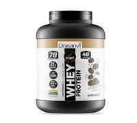 SPORT LIVE Concentrado de proteinas de suero de leche | Whey Protein en polvo con L-Glutamina y L-Leucina | Ayuda a aumentar tu masa muscular | Mejora tus batidos |Cookies&Cream | 1,45 KG
