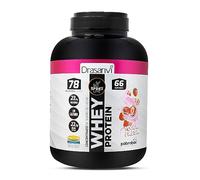 SPORT LIVE Concentrado de proteinas de suero de leche | Whey Protein en polvo con L-Glutamina y L-Leucina | Ayuda a aumentar tu masa muscular | Mejora tus batidos |Yogur-Fresa | 2 KG