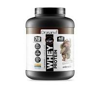 SPORT LIVE Concentrado de proteinas de suero de leche | Whey Protein en polvo con L-Glutamina y L-Leucina | Ayuda a aumentar tu masa muscular | Mejora tus batidos |Doble Chocolate | 1,45 KG