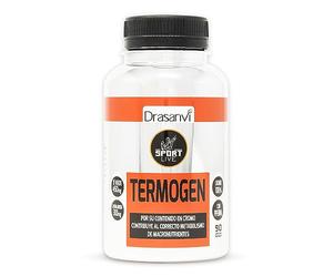SPORT LIVE TERMOGEN by DRASANVI - Té verde + Garcinia Cambogia + Colina + Piperina - VEGANO - SIN GLUTEN - 90 cápsulas