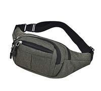 Sport Packs and Leisure - Riñonera para mujer a la moda para hombre, simple, fitness, senderismo, talla L, Green, Talla única