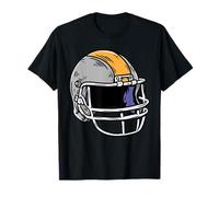 Sport Rugby Footballer Touchdown Casco de fútbol Camiseta
