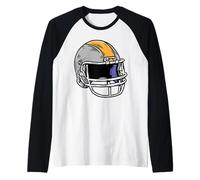 Sport Rugby Footballer Touchdown Casco de fútbol Camiseta Manga Raglan