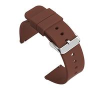 Sport Silicone Strap Strap Wnist Bracelet Fit For Samsung Fit for Galaxy Fit for Active 2 Fit for Huawei GT 2E Fit For Quartz Fit For Business Watch 14 16 18 20 mm 22 mm 24 mm de 24 mm(Brown01,16mm)