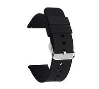 Sport Silicone Strap Strap Wnist Bracelet Fit For Samsung Fit for Galaxy Fit for Active 2 Fit for Huawei GT 2E Fit For Quartz Fit For Business Watch 14 16 18 20 mm 22 mm 24 mm de 24 mm(Black01,14mm)