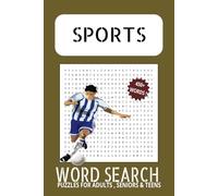 Sport word search puzzle book: Word searches with easy to read print about sport , sport teams , sport arena , Olympics and more [6x9 inches, 110 ... ... gift for vacations, holidays or free time