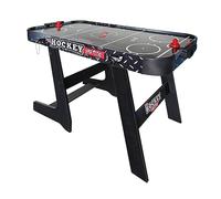 Sport1 Air Hockey Metal Vertical Mesa Plegable de Hockey Air Mini con Ventilador 12V Mesa Air Hockey Ahorro de Espacio Medidas 121x60x76cm 2 Puños y 2 Discos Incluidos con Marcador Integrado.