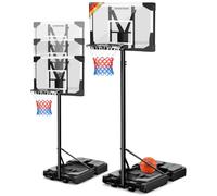 SPORTANA Canasta Baloncesto Exterior Altura Regulable 135-305 Cm Estable