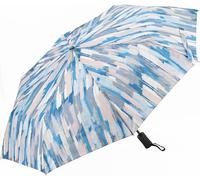 Sportandem Paraguas Plegable Compacto Antiviento Estampado Floral con 8 Paneles y Apertura Automática, 97 cm, Mango Cilíndrico, Paraguas de Viaje (ONE WAY)