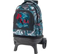 Sportandem PRIVATA Carro Desmontable, Mochila Escolar con Ruedas Silenciosas Grandes, 35L, 5 Compartimentos, Tirantes Ergonómicos, Bolsillo Frontal con Organizador, Asa Acolchada Superior, Brooklyn